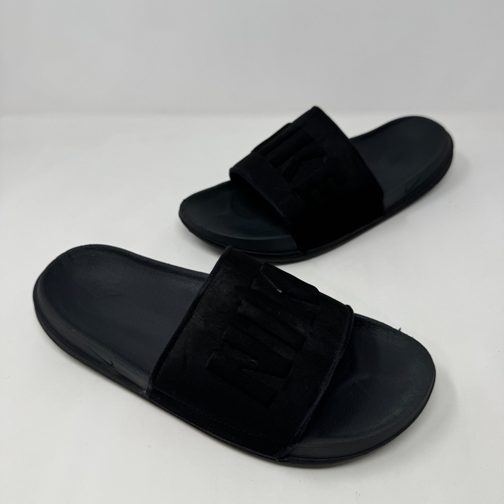Nike Offcourt Flat Slides Sandals Black BQ4632-002 Women's Size 9